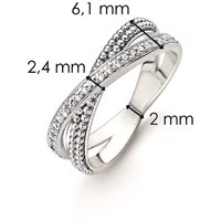 Ringe Ti Sento Milano Dame in Silber Zirconia 12020ZI - 12020ZI